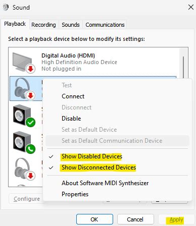 Headphone Jack not being detected in Windows 10 / 11 Fix .